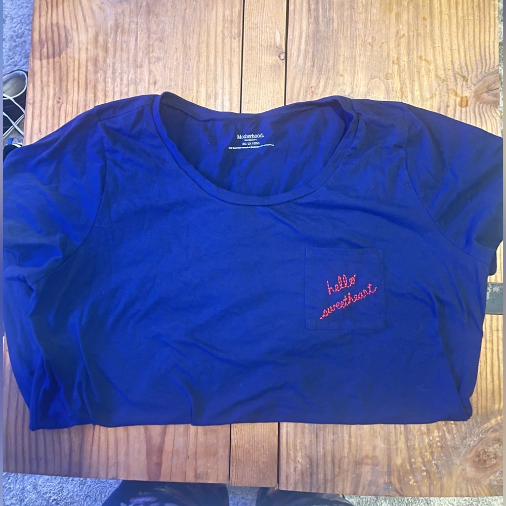 Motherhood Maternity Tee - 2x